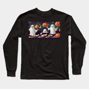 A Ghostly Feast Long Sleeve T-Shirt